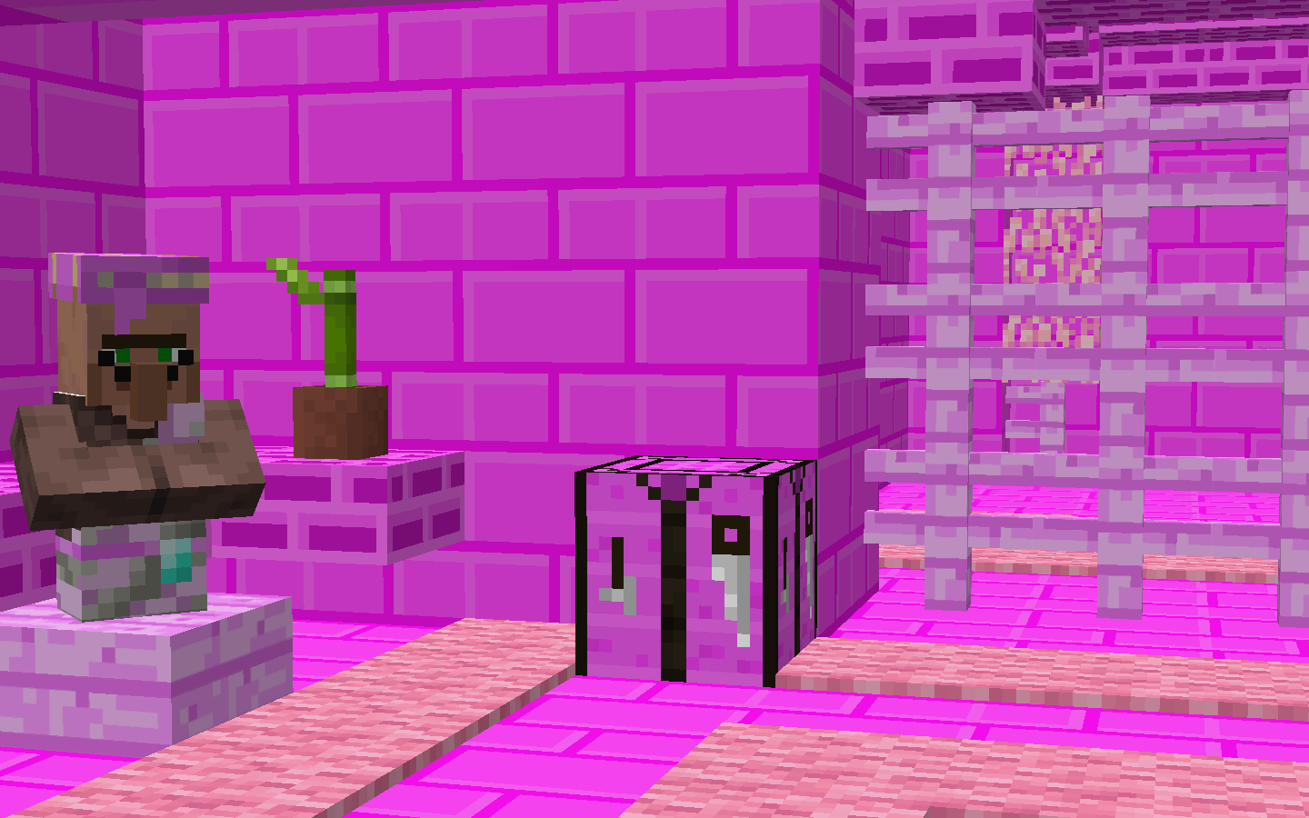 Unduh Pink Prison Escape untuk Minecraft 1.15.2